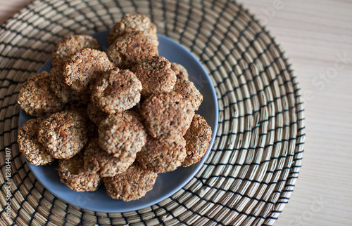 Homemade cookies on a plate