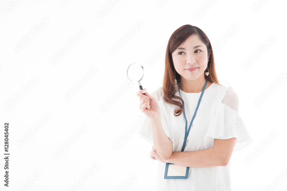 OLポートレート・ミドル女性(白バック)