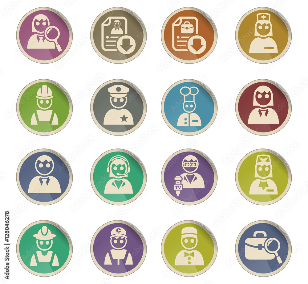 job search icon set job search icon set