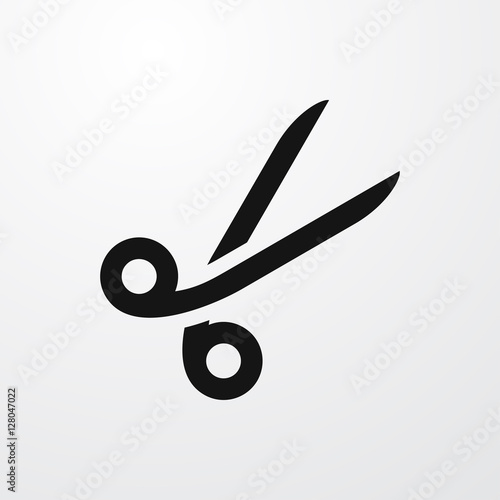 scissors icon illustration