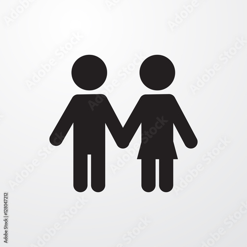 couple icon illustration