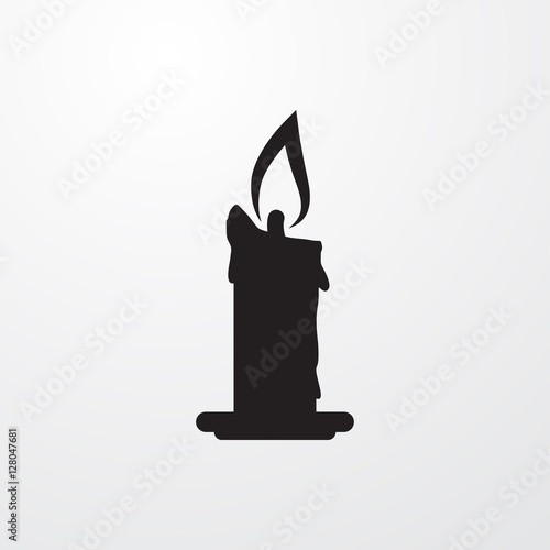 candle icon illustration