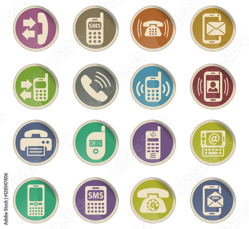 phone icon set