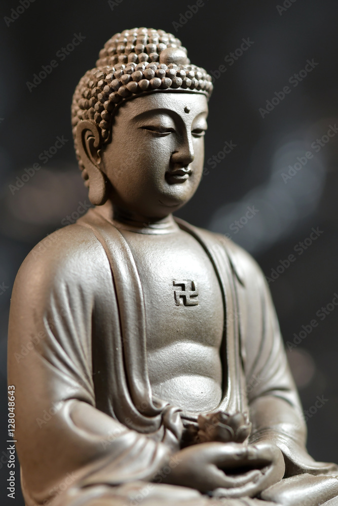 the Buddha-style Zen on natural background