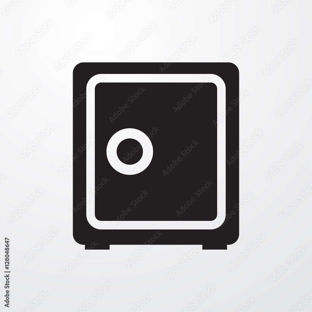 safe icon illustration safe icon illustration