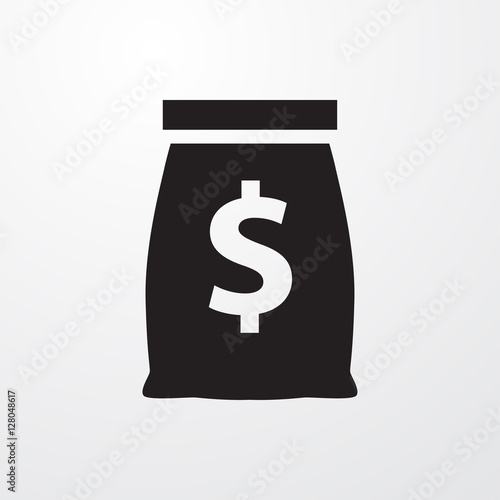 money sack icon illustration