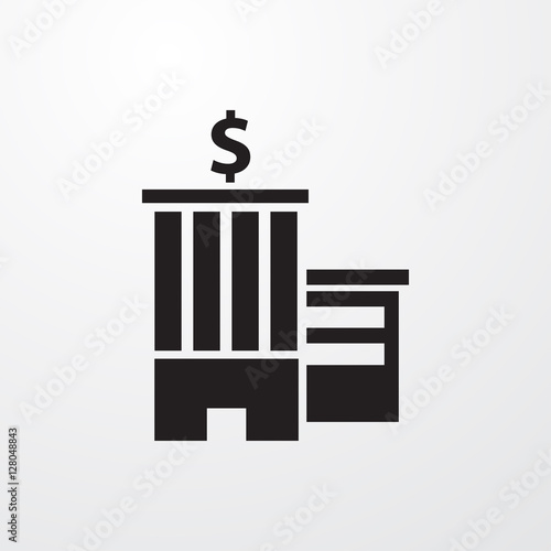 bank icon illustration