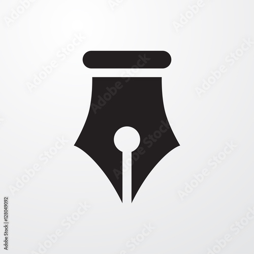 ink pen icon illustration