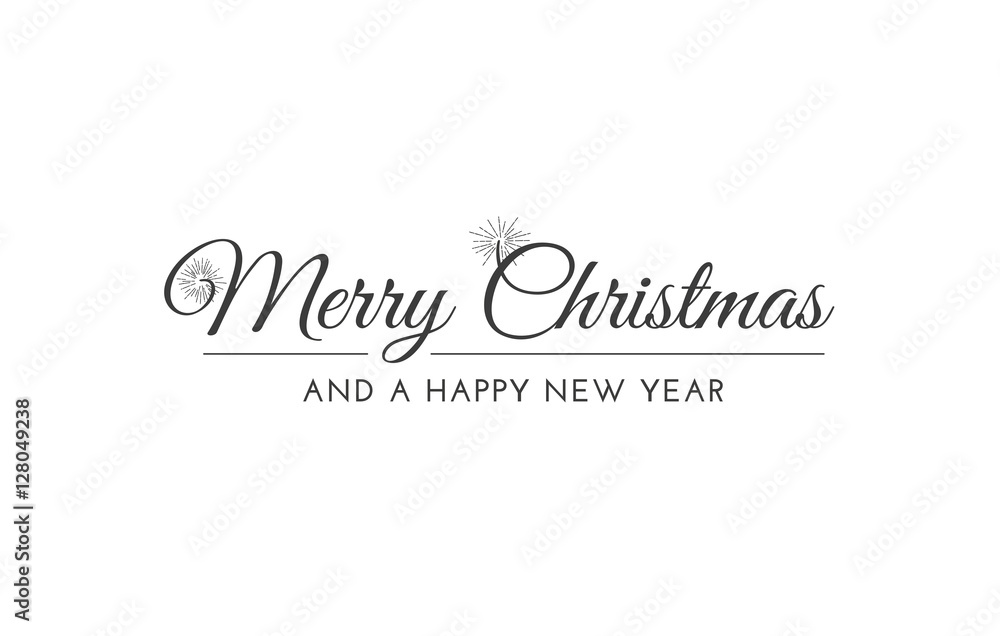 Elegant Christmas Vector Logo Elegant Christmas Vector Logo
