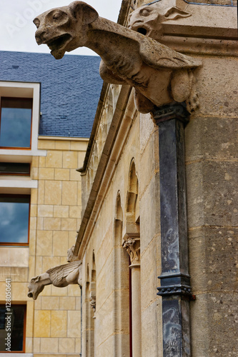 Gargoyle at Amiens Cathedral of Notre Dame in Picardy France
