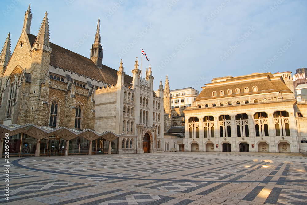 Guildhall complex in the City of London England