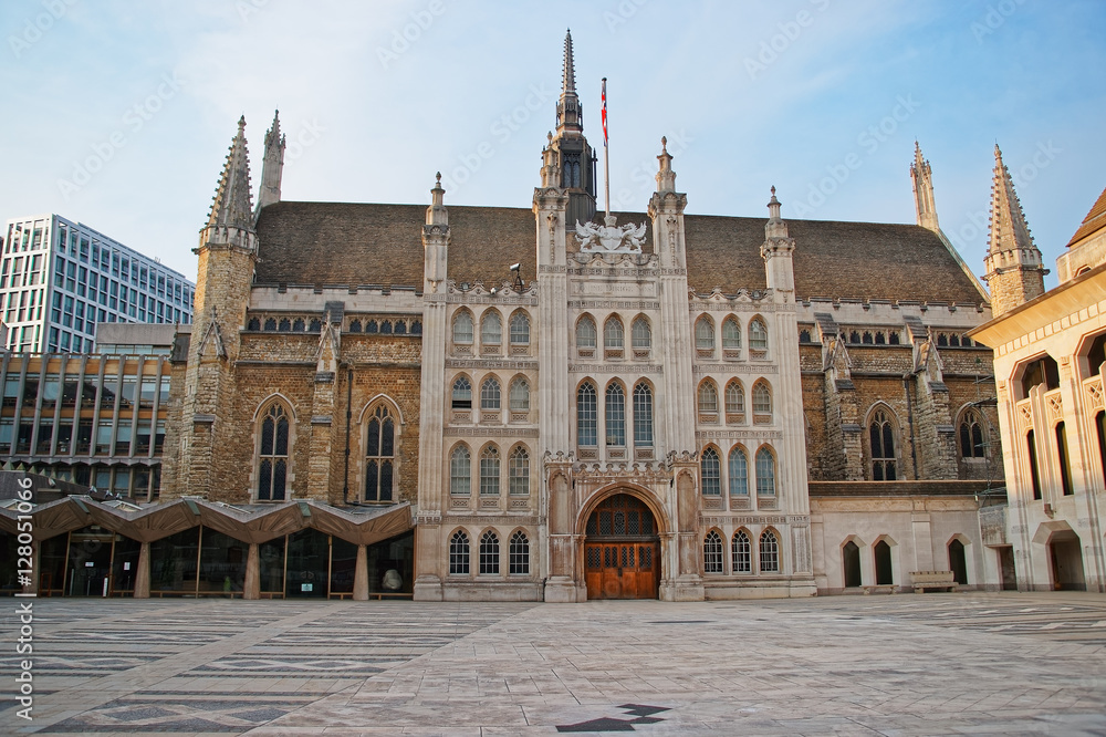 Guildhall in the City of London England