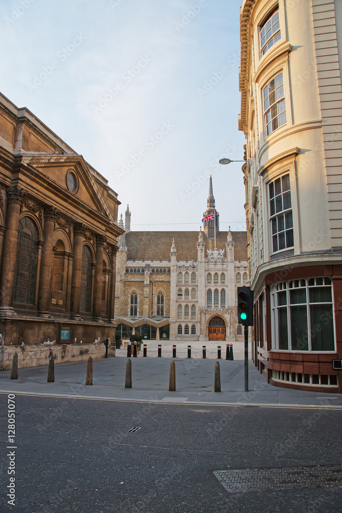 Guildhall in the City of London UK