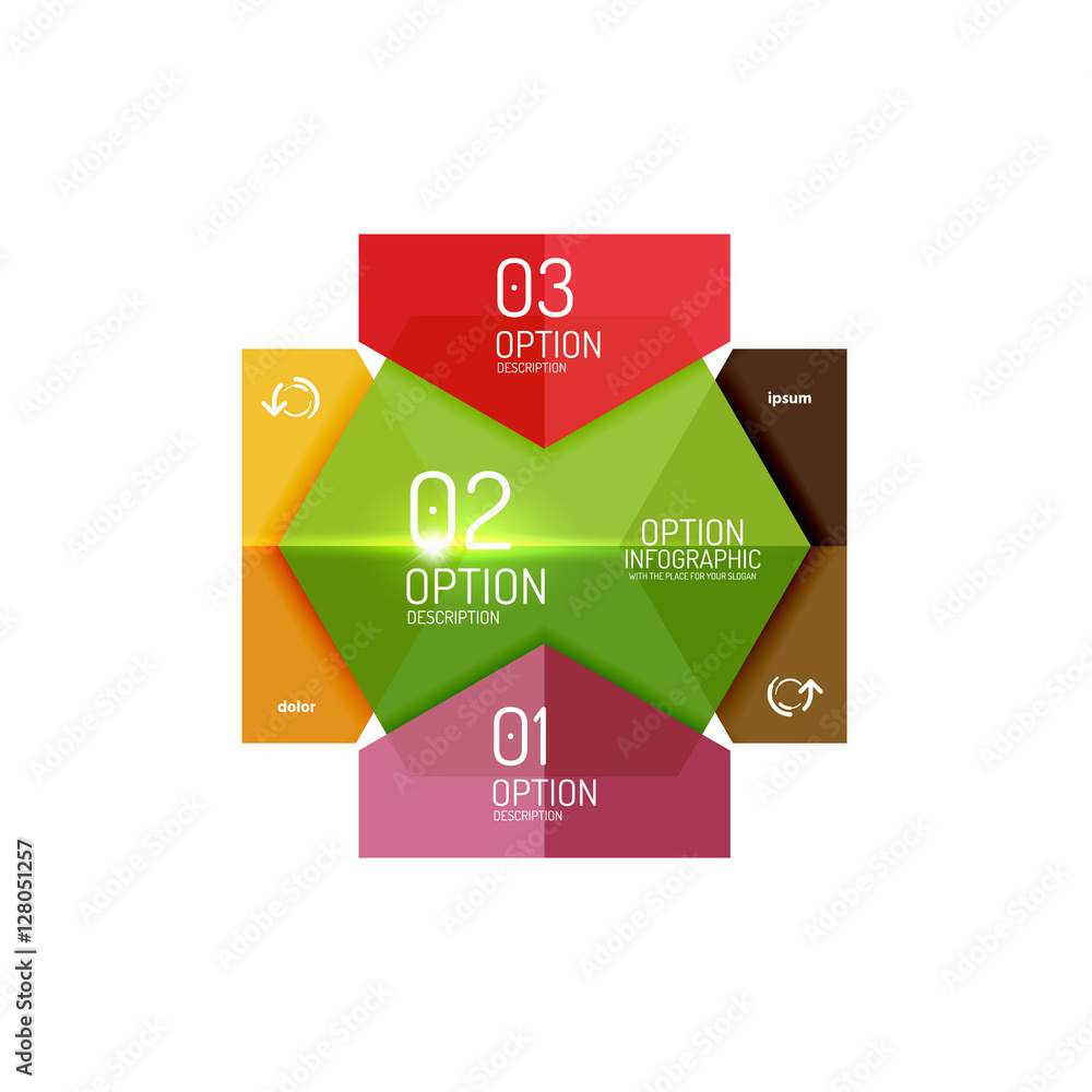 Paper infographic layout design templates Paper infographic layout design templates
