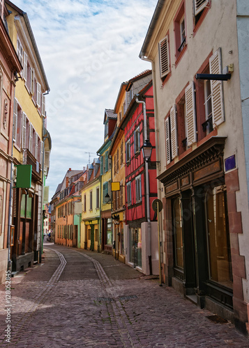 Fototapeta Naklejka Na Ścianę i Meble -  Old town in Colmar at Alsace in France