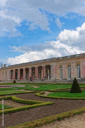 People and Palace of Versailles of Paris France