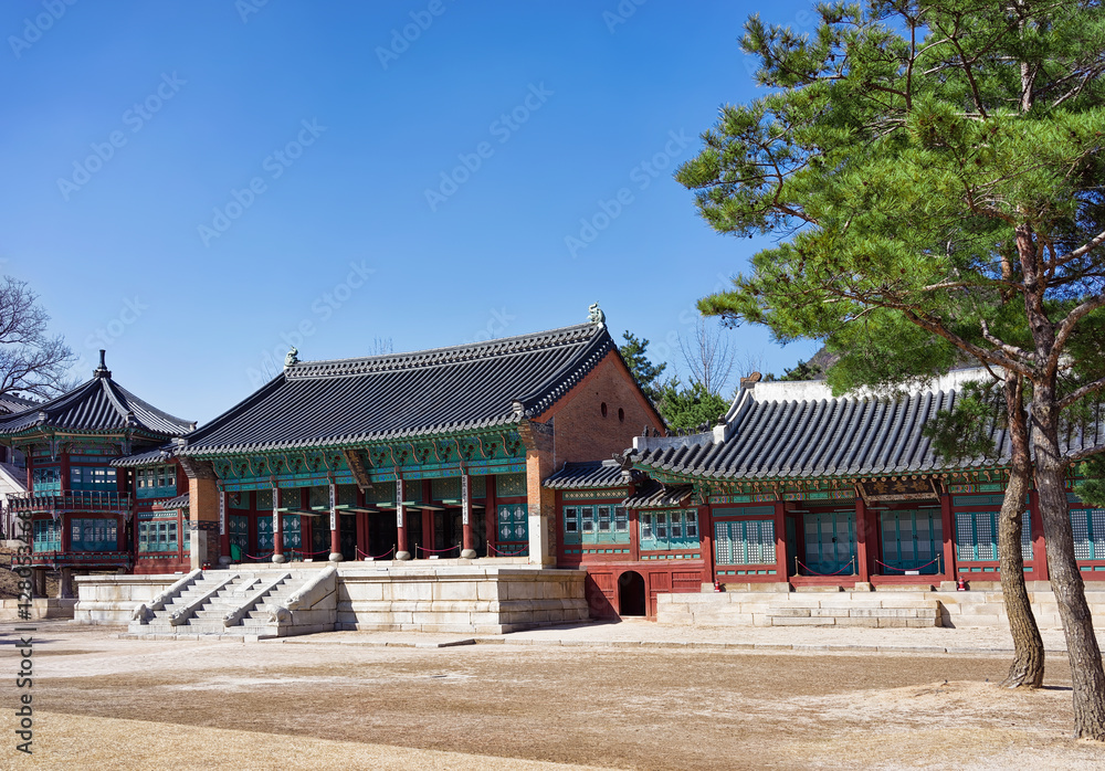 Private Royal Library in Gyeongbokgung Palace in Seoul, South Korea
