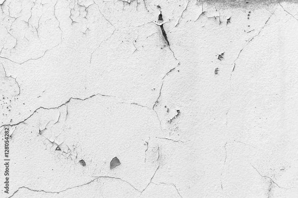 Fototapeta premium white wall with cracks