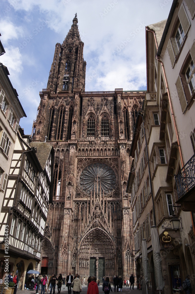 Fototapeta premium Cathédrale Strasbourg