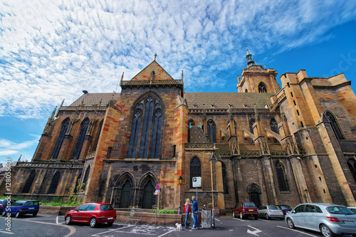 St Martin Church in Colmar in Alsace France