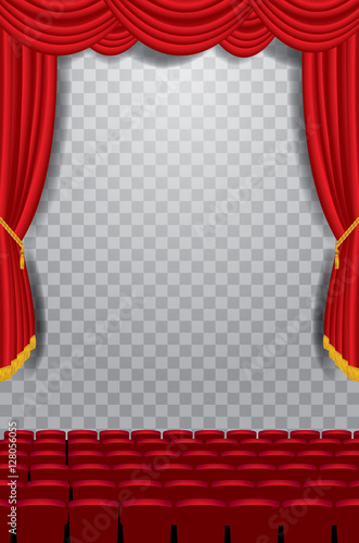 transparent stage vertical