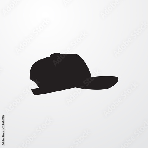 baseball cap icon illustration