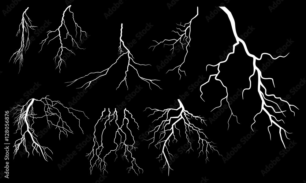storm silhouette vector