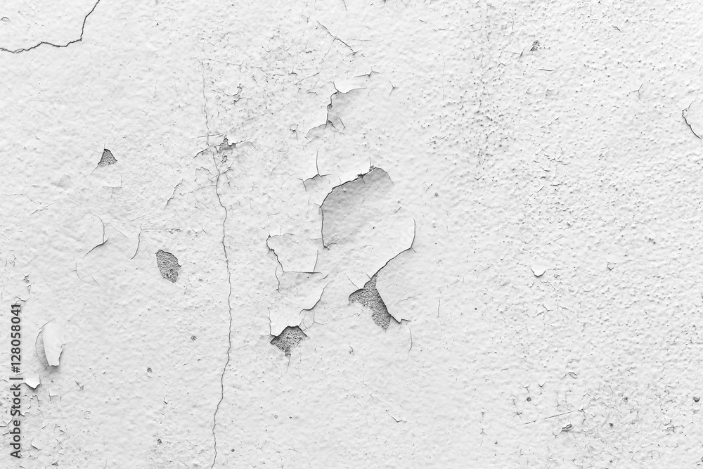 Obraz premium white wall with cracks