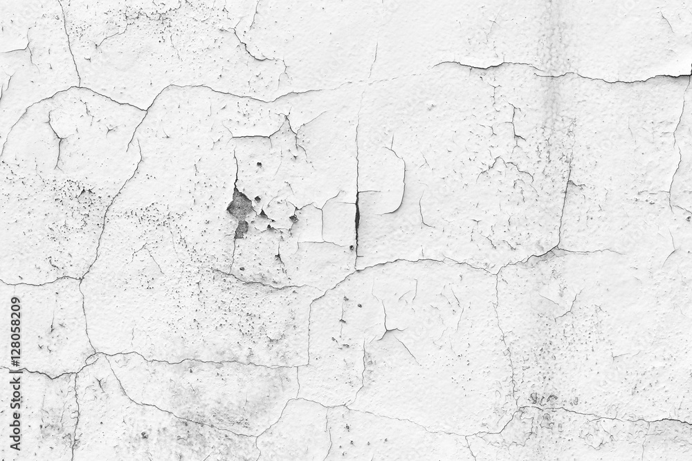 Obraz premium white wall with cracks