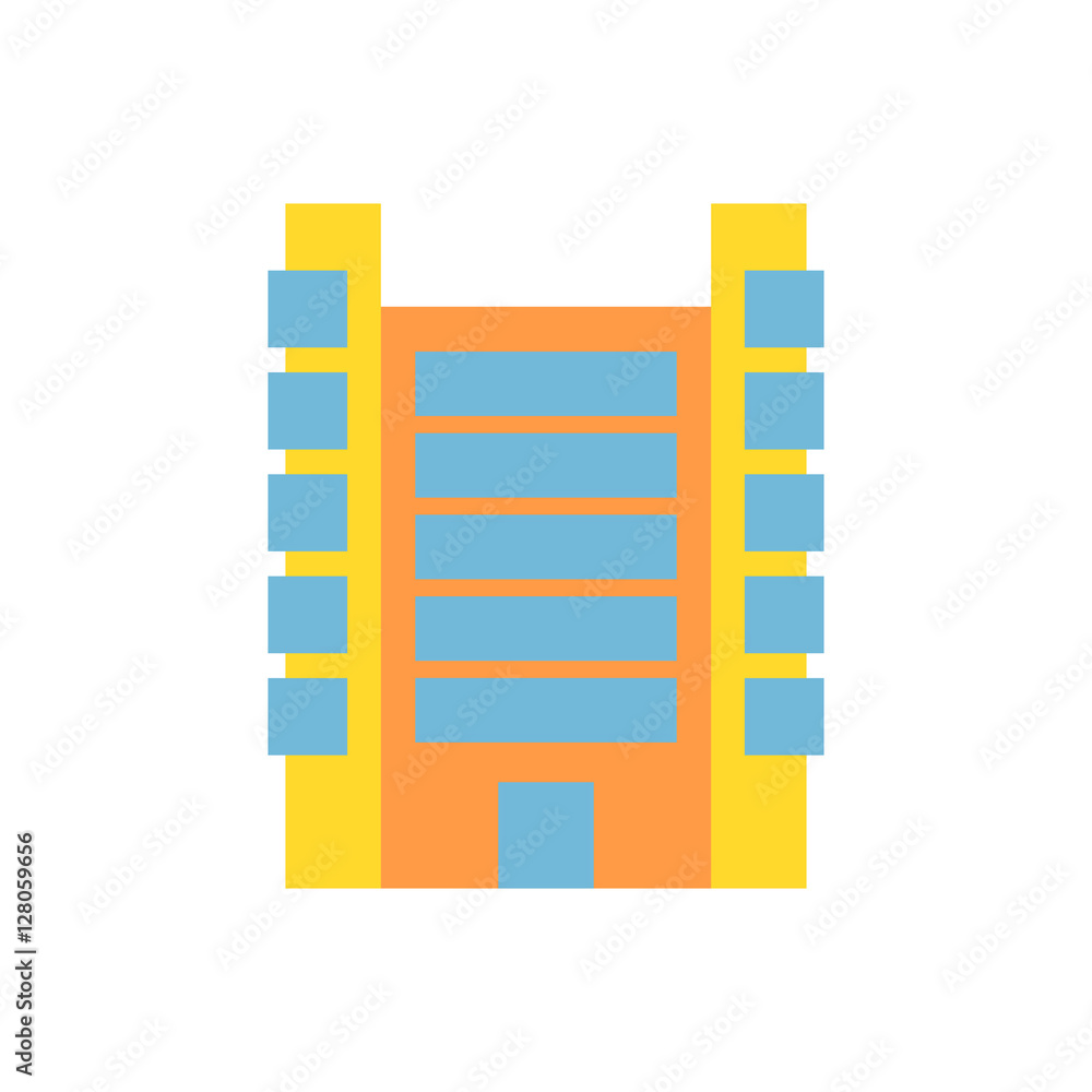Building, house and architecture object. Business Property. Urba Building, house and architecture object. Business Property. Urba