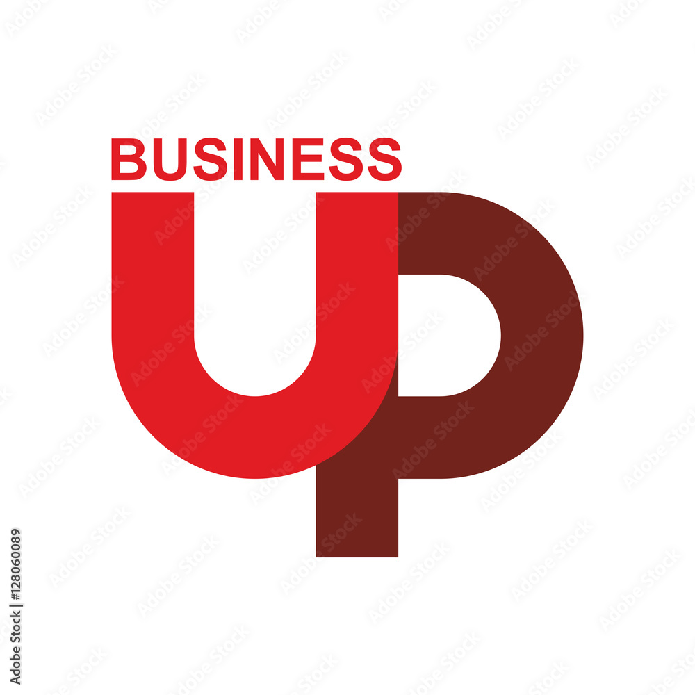 Start up logo. Up arrow emblem. starting business logotype Start up logo. Up arrow emblem. starting business logotype