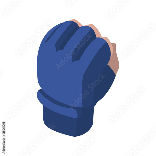 MMA glove. Sports accessory fighters. Warrior gloves.