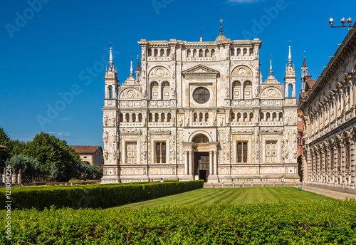 View of the cathedral of Certosa di Pavia Carthusian monastery
 photo
