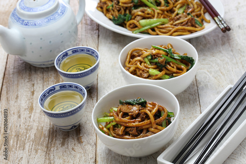 Photography Shanghai fried noodle, Shanghai chow mein, chinese food