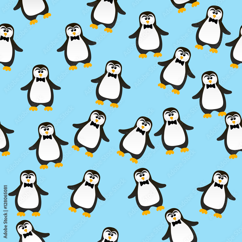 cute Christmas penguin