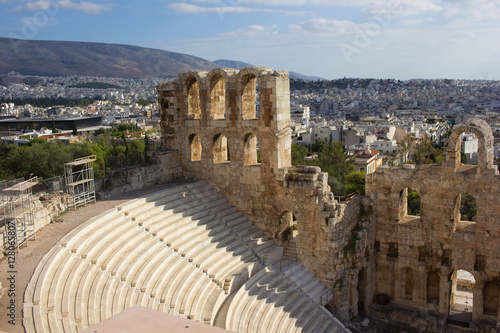 Acropolis theatre in Athena, Greece