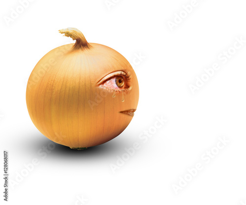 Yellow onion/Crying onion photo manipulation