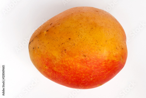 Tableau sur toile Mango Tommy Atkins fruit on the white background. Guatemala