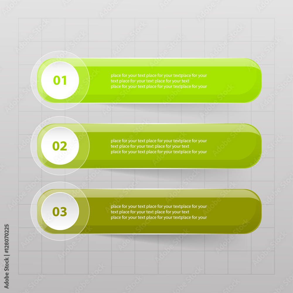 Vector business template for presentation.