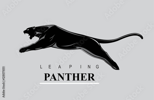 Fearless Panther. Leaping panther. Roaring Panther.