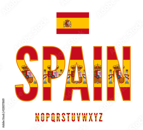 National Flag Font