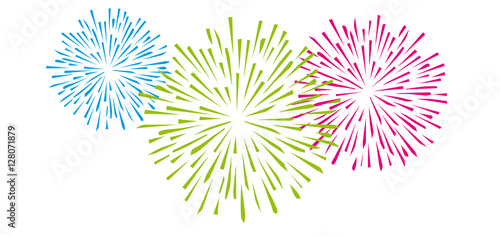 Silvester Feuerwerk Dekoration