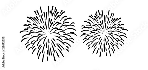 Silvester Feuerwerk Dekoration