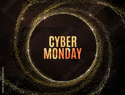 Cyber monday Big sale banner design.