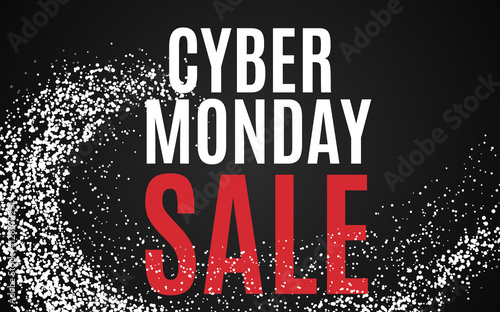 Cyber monday Big sale banner design.
