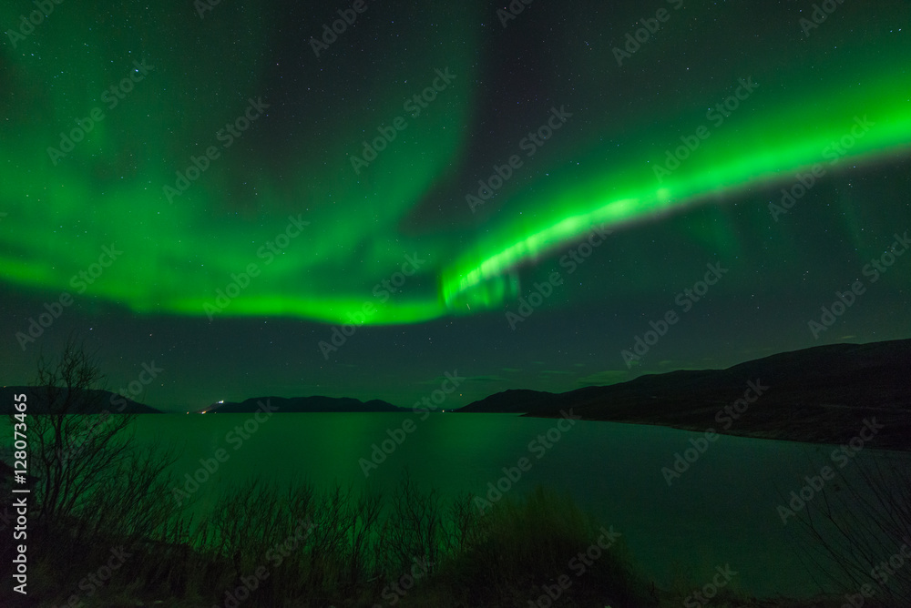 Northern lights out in Altafjord