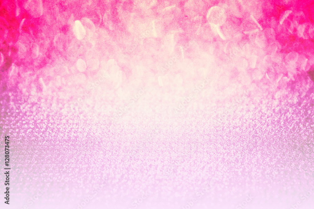 Fototapeta premium Pink abstract shiny glitter bokeh background,Easy use beauty pretty spaces as contemporary background design