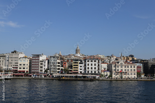 Karakoy and Galata Tower in Istanbul City © EvrenKalinbacak