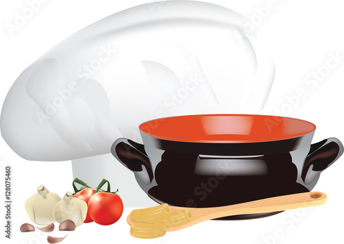 ingredienti e utensili di cucina