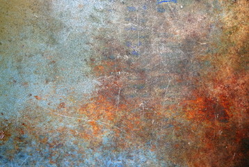 Rusted metal background